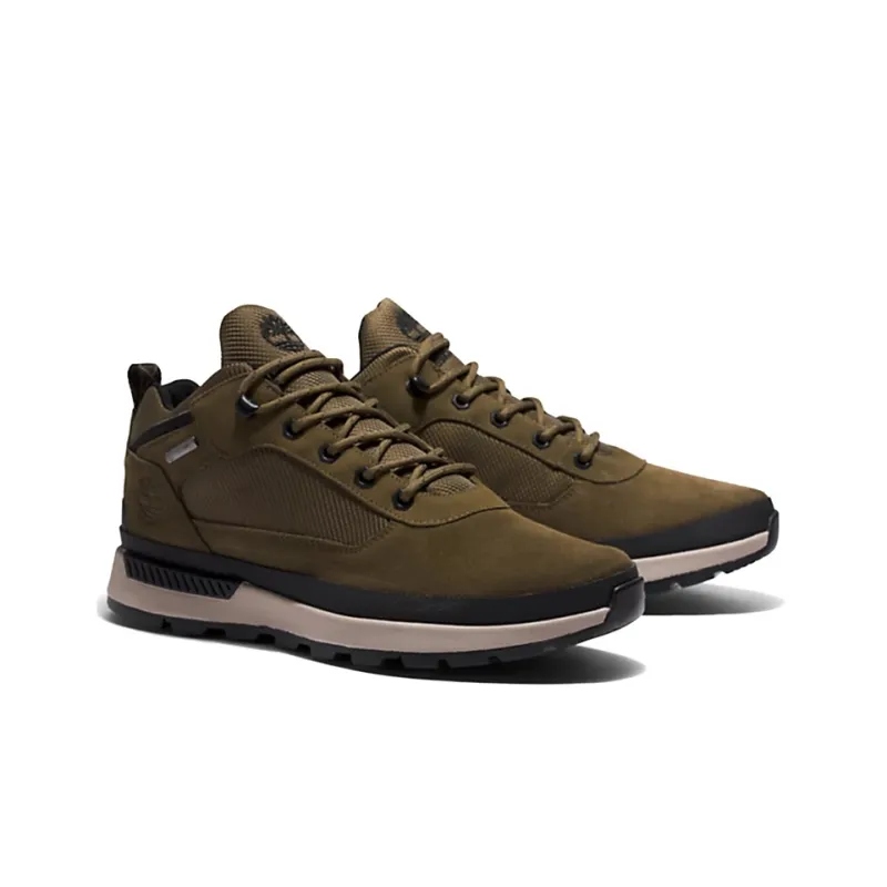 Timberland Field Trekker Low Top Hiking Shoes Men's Green-3