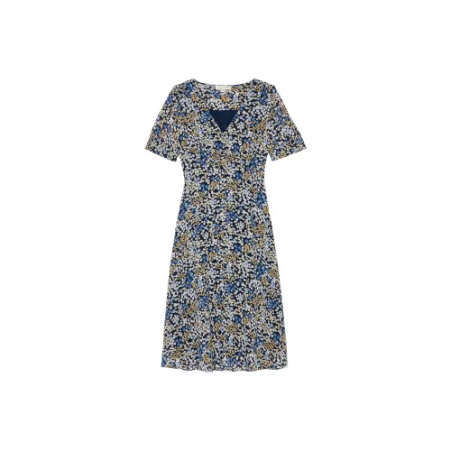 MICHAEL KORS Short-Sleeved Dresses Women's Blue