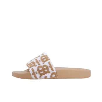 Burberry Monogram Cotton Slides Women's