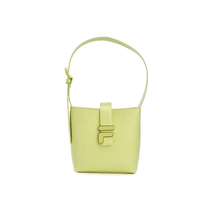 FILA Fabric Handbag, Shoulder Bag, Crossbody Bag Regular Women's Light Mustard Yellow-0