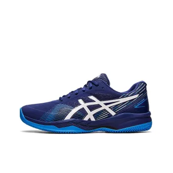 Asics Gel Game 8 Clay Durable Breathable Lightweight Low Top Tennis Shoes Men's Navy Blue