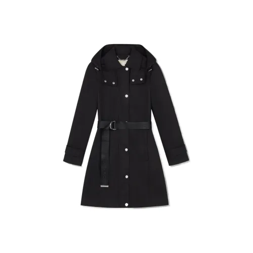 MICHAEL KORS Trench Coats Women's Black