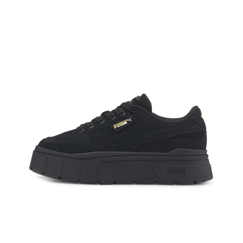 PUMA Mayze Stack Suede 'Black Gold' Women's-0