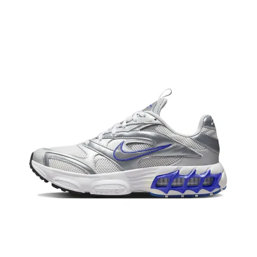 Nike Zoom Air Fire Running Shoes Women's Low-Top Silver/Blue