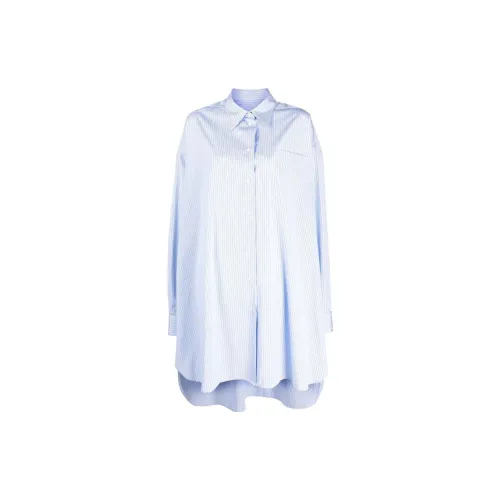 Maison Margiela Striped Button-Up Oversized Shirt