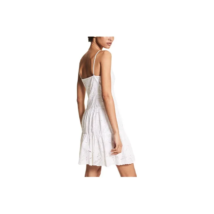 MICHAEL KORS FW22 Sleeveless Dress Women's White-1