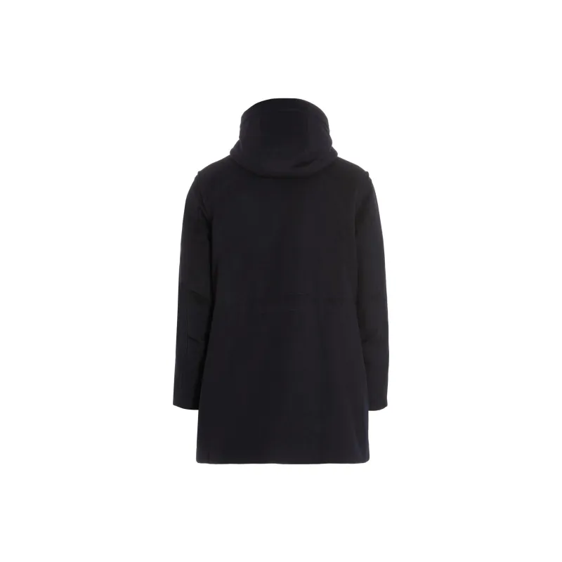 Loro Piana Coats Men Black-1