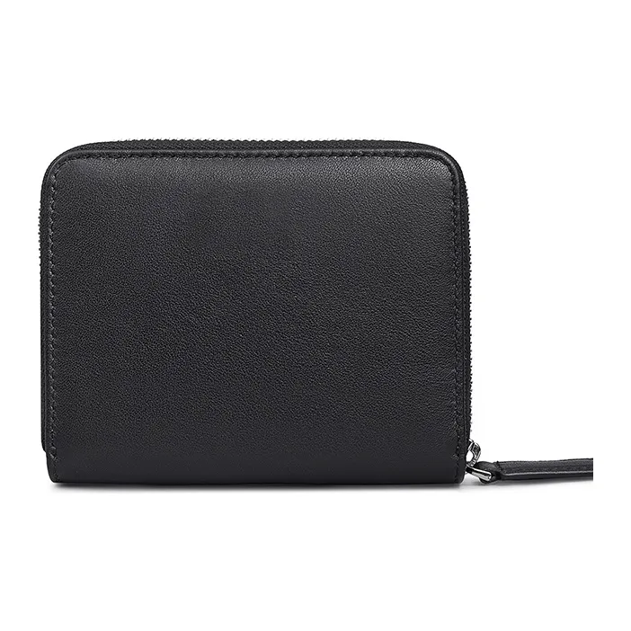 Jeep Cow Leather Key Pouch Wallet Card Holder Small Size Unisex Black-2