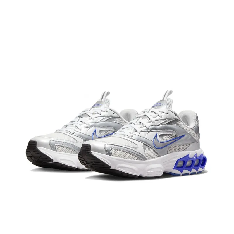 Nike Zoom Air Fire Metallic Silver Blue Women's-2