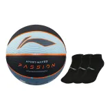 Size 7 Ball+3 Pack Black Socks