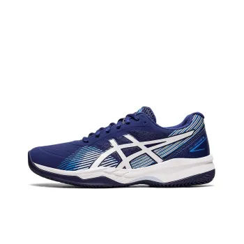 Asics Gel-Game 8 Anti-Slip Wear-Resistant Low-Top Tennis Shoes Women's Navy Blue