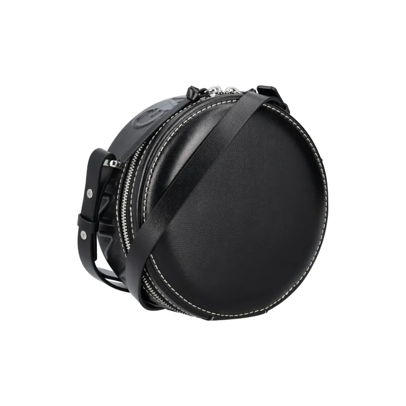 GANNI Leather Shoulder Bag Crossbody Bag Wallets Women's Black-1