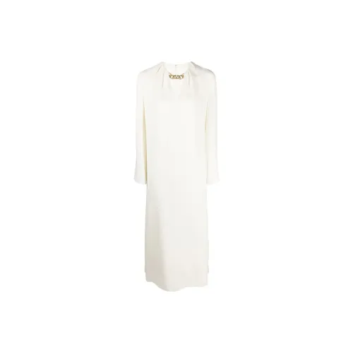 Valentino Long-Sleeved Dresses Women's White