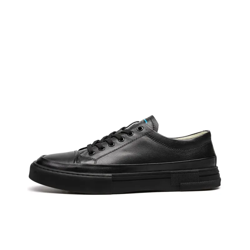 LEAVELAND Skateboard Shoes Men's Black-0