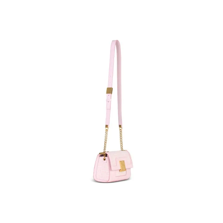 BALMAIN 1945 Calfskin Crossbody Bag Shoulder Bag Women's Light Pink-2