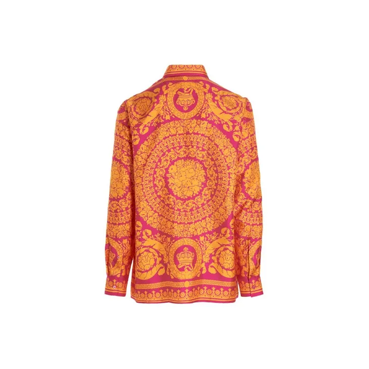 VERSACE Shirts Men Orange-1