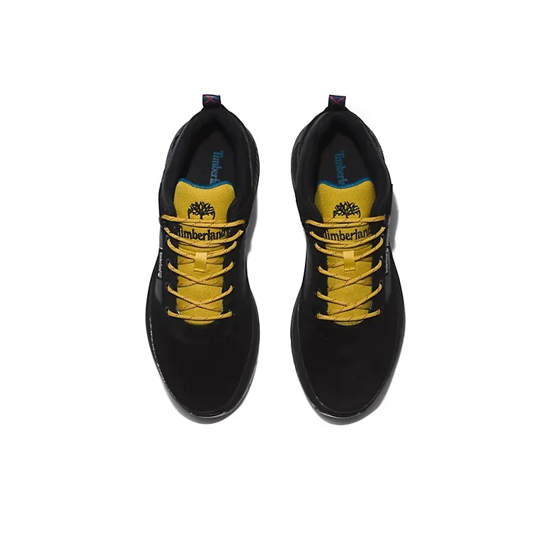 Timberland Field Trekker Trainer Anti Slip Wear Resistant Low Top Outdoor Shoes Men's Black Yellow-4