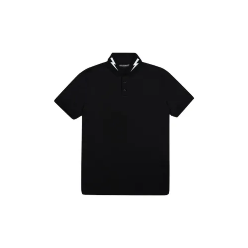 Neil Barrett Polo Shirts Men Black