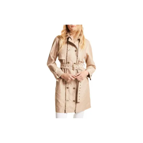 MICHAEL KORS Trench Coats Women's Khaki