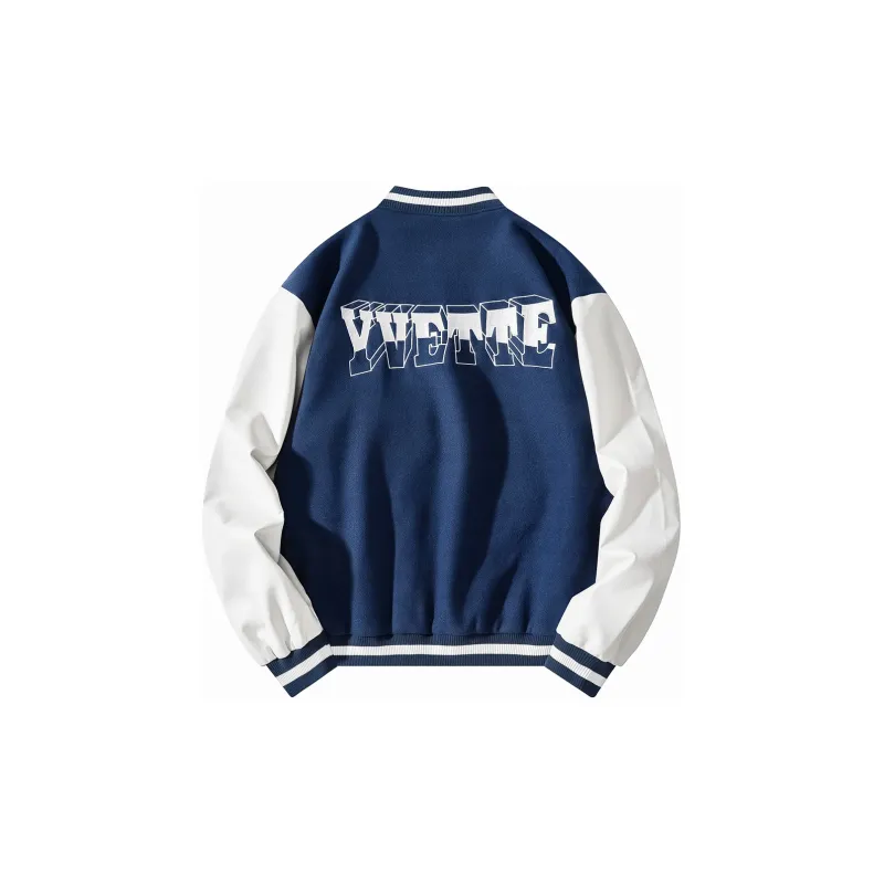 Yvette Thickened Baseball Jacket Spring Fall Unisex-6