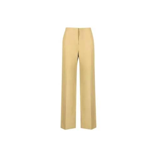 JIL SANDER Knitted Sweatpants Women's Mustard Yellow