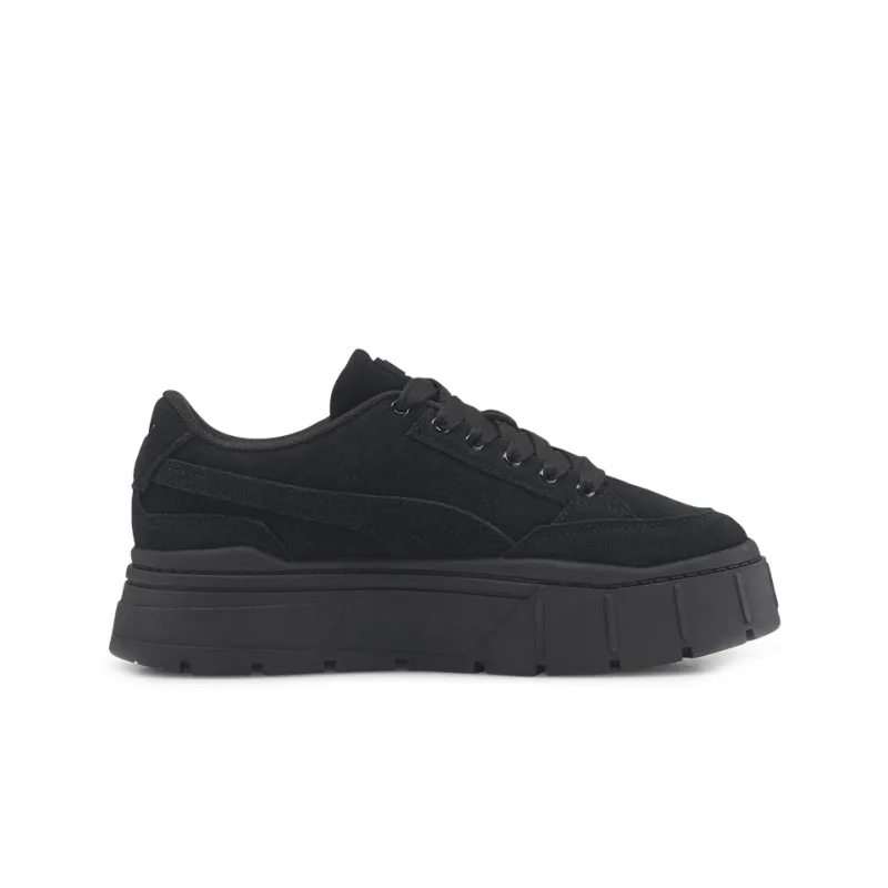 PUMA Mayze Stack Suede 'Black Gold' Women's-1