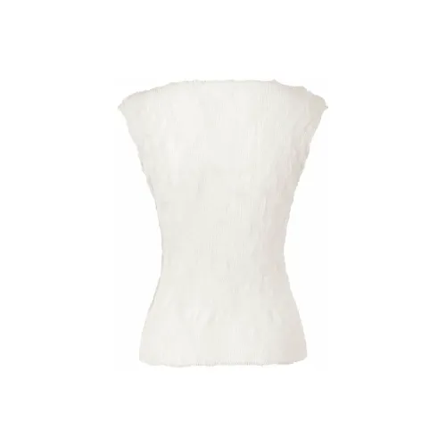 ISSEY MIYAKE Strapless Tops Women's White