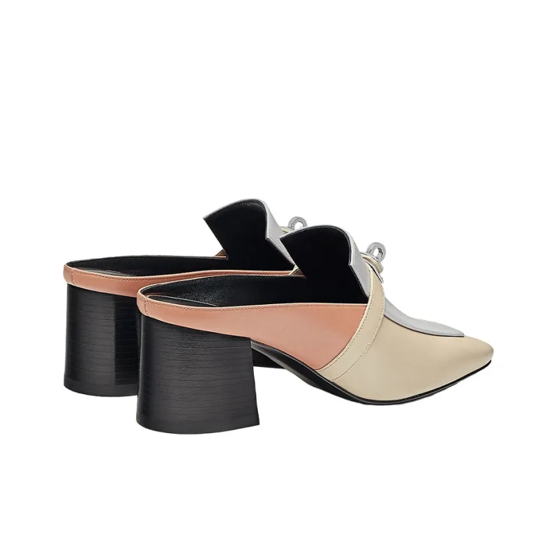 HERMES Blossom Wrap toe Slippers Women's Multicolor-3