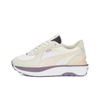 PUMA Cruise Rider Satin Cushioning Anti-Slip And Wear-Resistant Low-Top Casual Shoes Women's