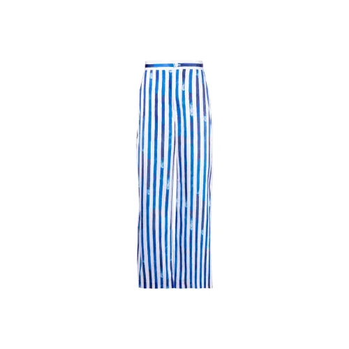 Polo Ralph Lauren Knitted Sweatpants Women's Blue/White