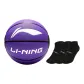 Size 7 Ball+3 Pack Black Socks