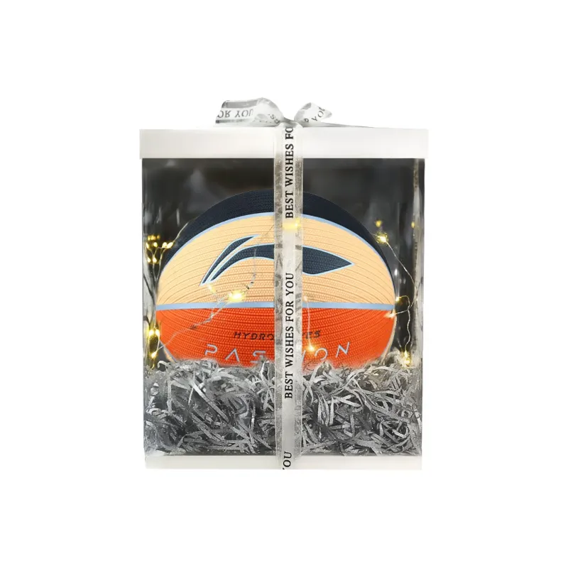 LiNing Badfive PU Basketball Black Orange Size 7 Ball Training Unisex-8