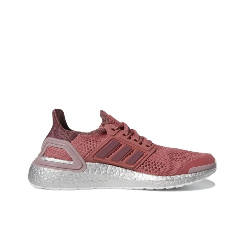 Adidas Breathable Low Top Running Shoes Women's Red-1