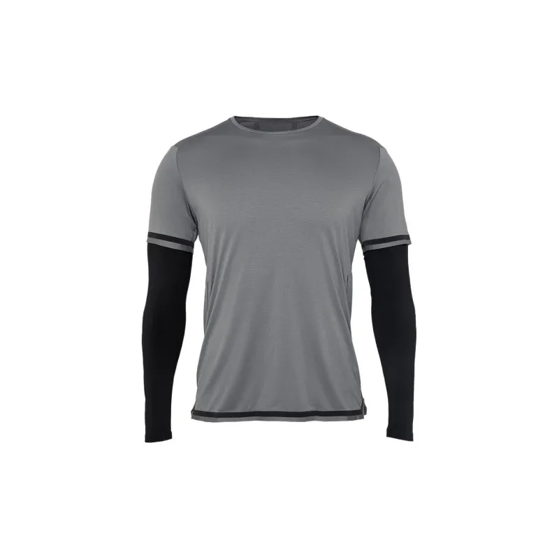 Lululemon Fast And Free T-Shirts Men Asphalt Gray-0