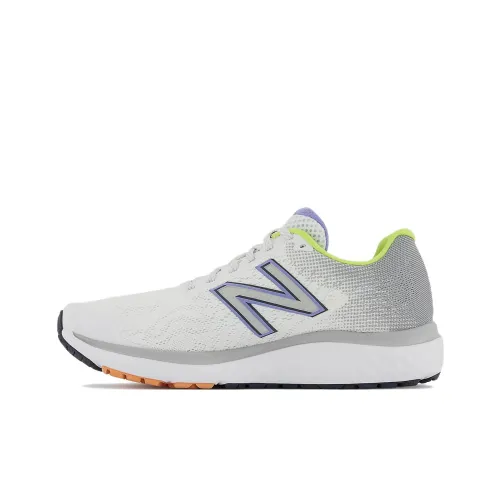 New Balance NB 680 Series Running Shoes Women's Mid-Top White/Purple/Gray