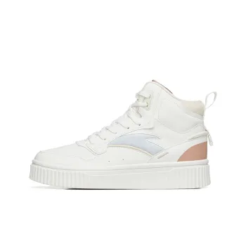 Anta Life Collection High Top Skateboard Shoes Women's White Gray