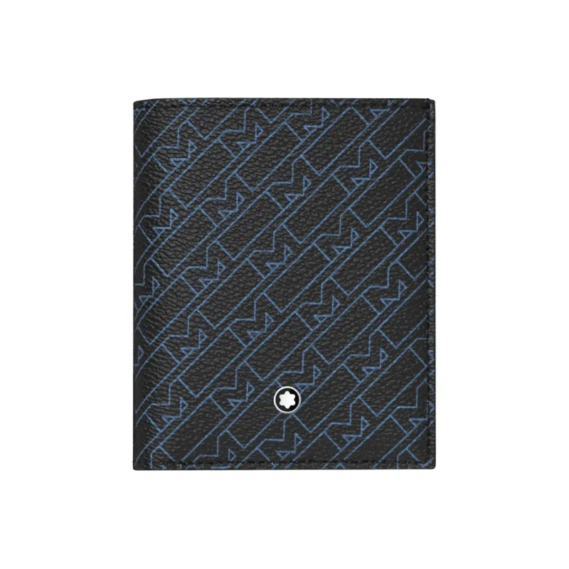 MONTBLANC M_Gram 4810 Cow Leather Wallet Men's Blue/Black-0