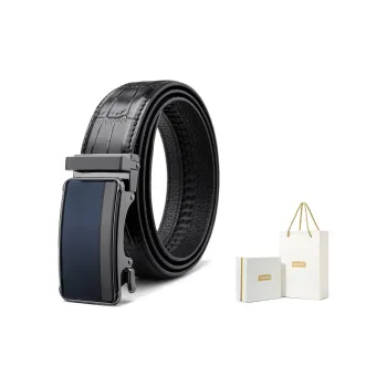 PISHUSHU Leather Belts Men