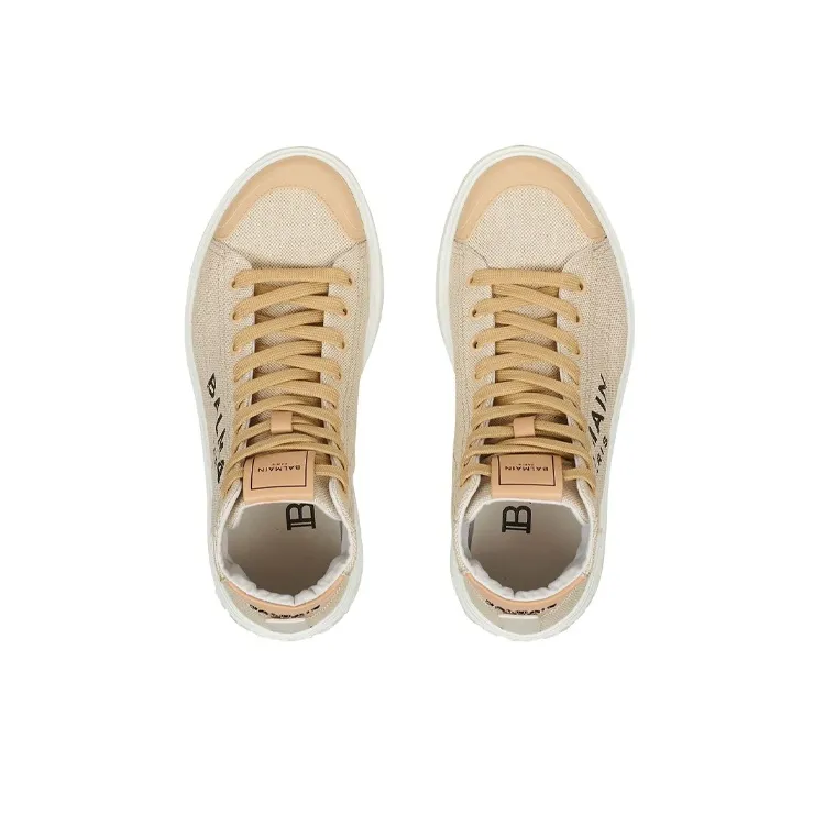 BALMAIN Logo print High top Sneakers Women's-3