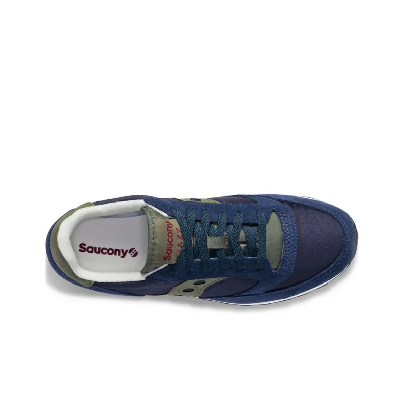 Saucony Jazz Original Cushioning Anti-Slip And Wear-Resistant Low-Top Running Shoes Men's Turquoise Standard M-3