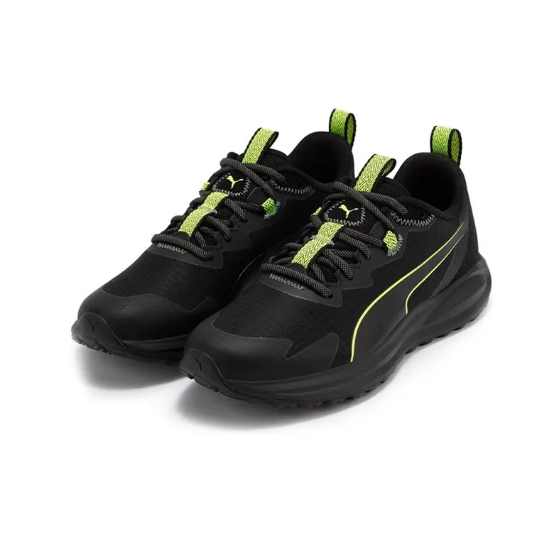 PUMA Twitch Runner Trail 'Black Lime Squeeze'-2
