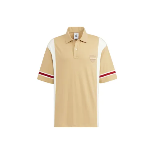 Adidas Originals Polo Shirts Men Yellow