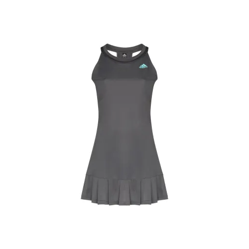 Adidas Sleeveless Dresses Women's Gray