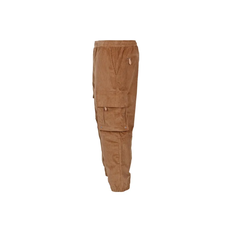 Burberry Logo Detail Corduroy Cargo Trousers-2