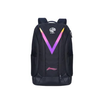 LiNing CBA Collection Polyester Backpack Tubas Men's Black/Red