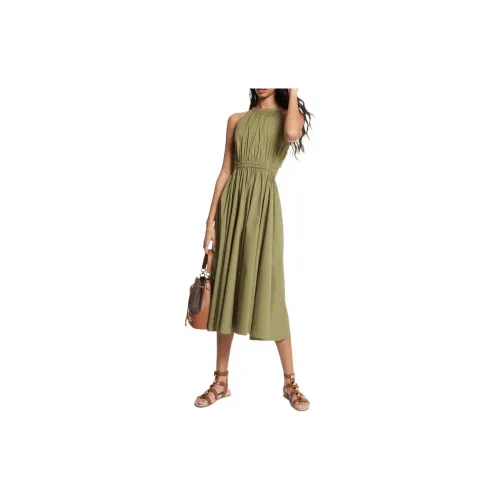 MICHAEL KORS Sleeveless Dresses Women's Army Green