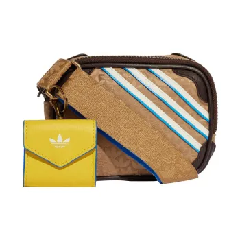 Adidas Originals Polyester Sports Bag Shoulder Bag Crossbody Bag Regular Unisex Brown