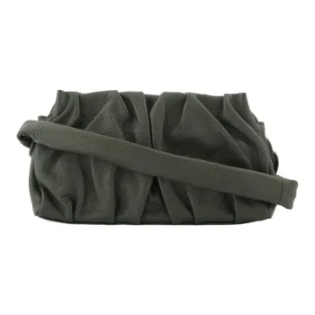 Elleme Gathered detail Leather Shoulder Bag