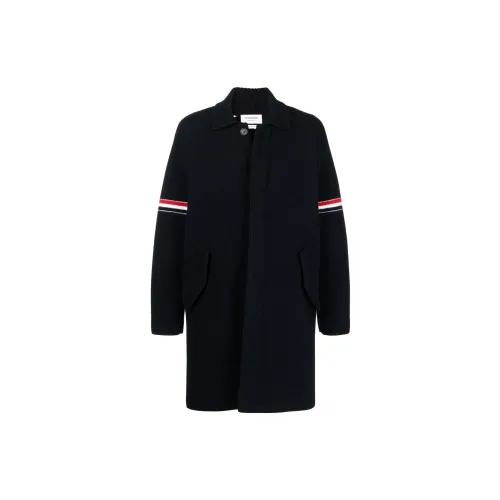 THOM BROWNE Coats Men Marine Blue