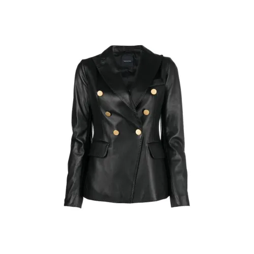 Tagliatore Leather Jackets Women's Black